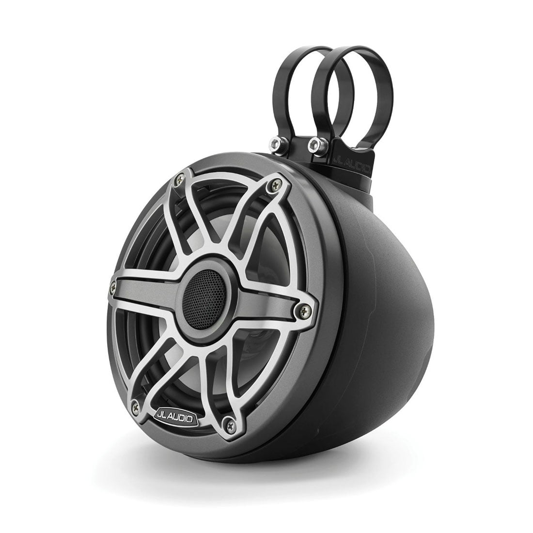 JL Audio M6-650VEX-Mb-S-GmTi 6.5" 75 Watt 4 Ohm Marine Enclosed Coaxial Speaker - #93413