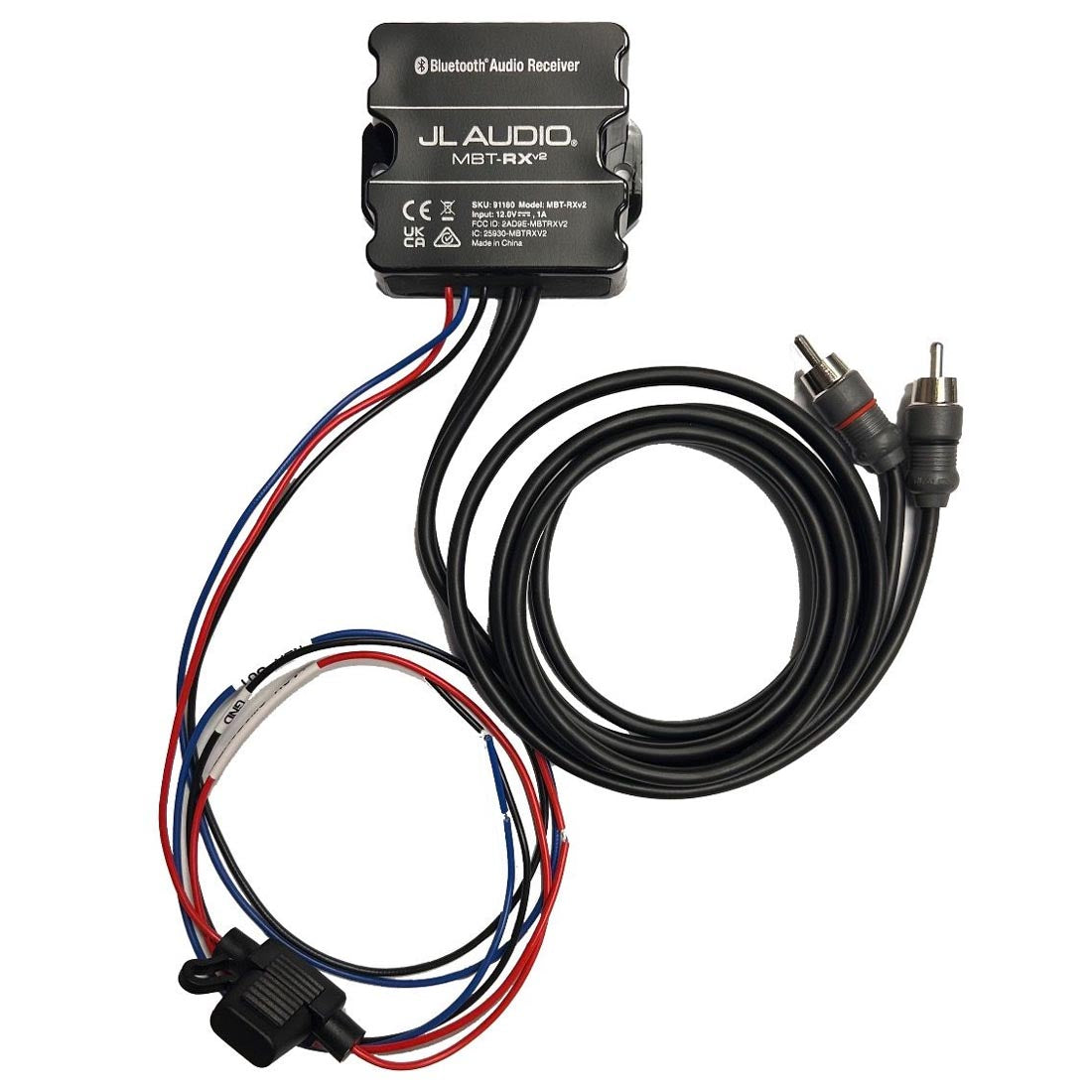JL Audio MBT-RXv2 Water-Resistant Bluetooth Audio Receiver - #91180