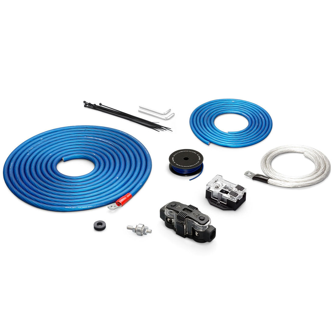 JL Audio XD-PCS4-2B, 4 AWG 12 V Power Connection Kit, Two-Amplifer - #90354