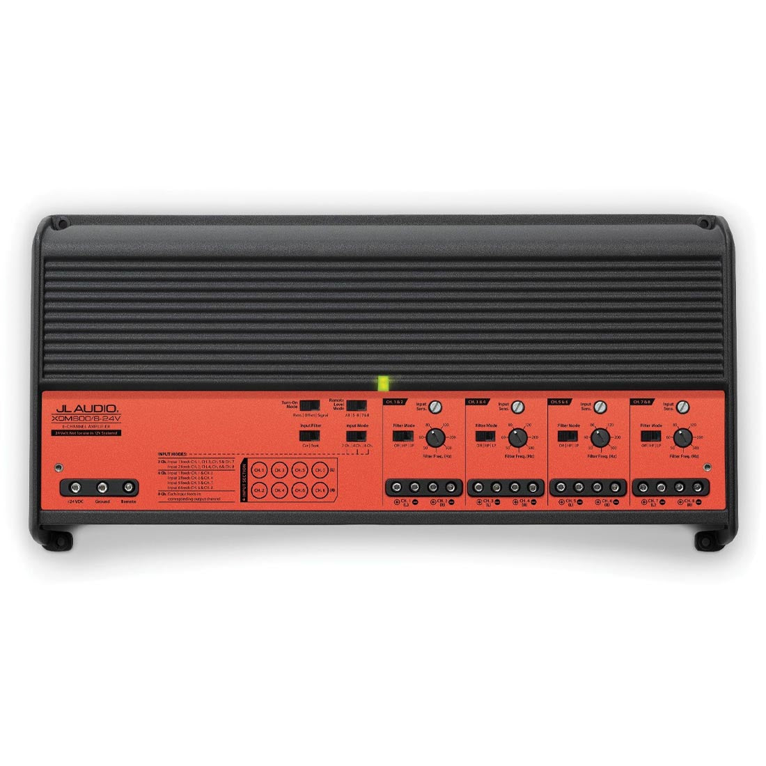 JL Audio XDM800/8-24V 8 Channel 800 W Class D Full-Range Car/Marine Amplifier - #98689