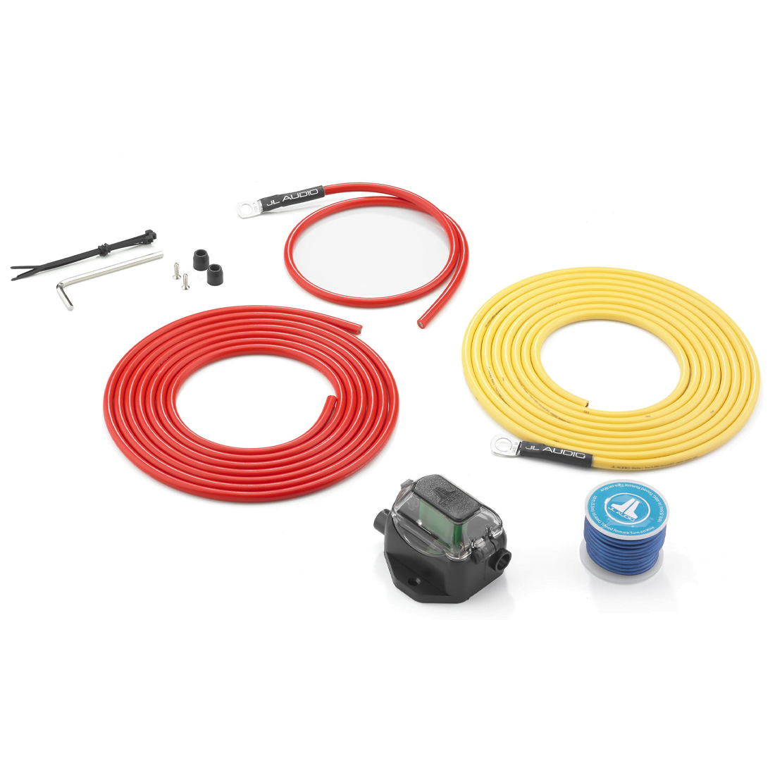 JL Audio XMD-PCS30A-1-L12 9-gauge marine amplifier power wiring kit — 12 feet – #90400