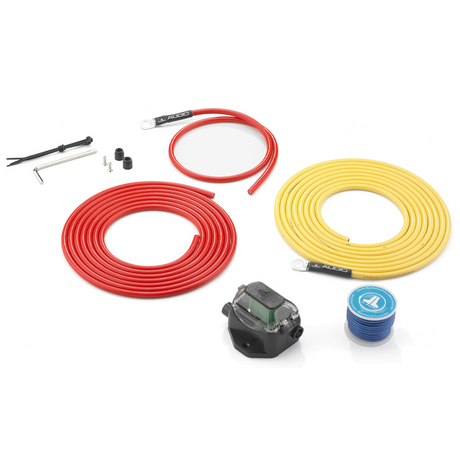 JL Audio XMD-PCS30A-1-L12 9-gauge marine amplifier power wiring kit — 12 feet – #90400