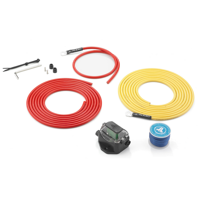 JL Audio XMD-PCS30A-1-L12 9-gauge marine amplifier power wiring kit — 12 feet – #90400