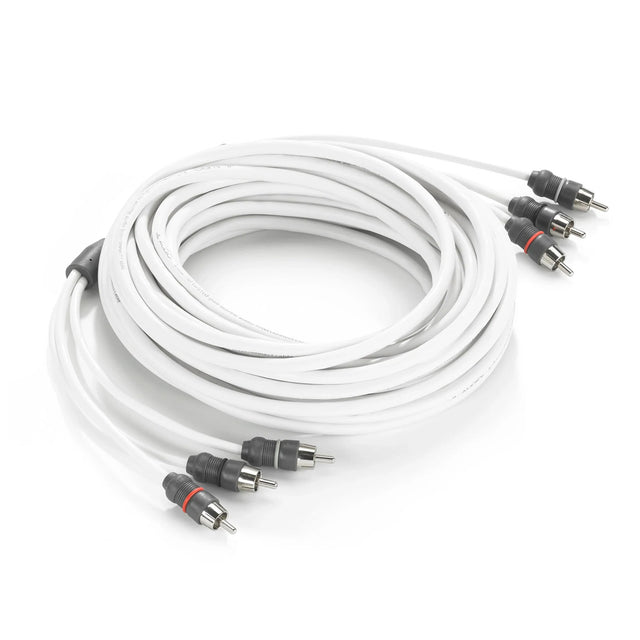 JL Audio XMD-WHTAIC3-25 3-Channel 25 Feet Marine Audio Interconnect Cable - #90539