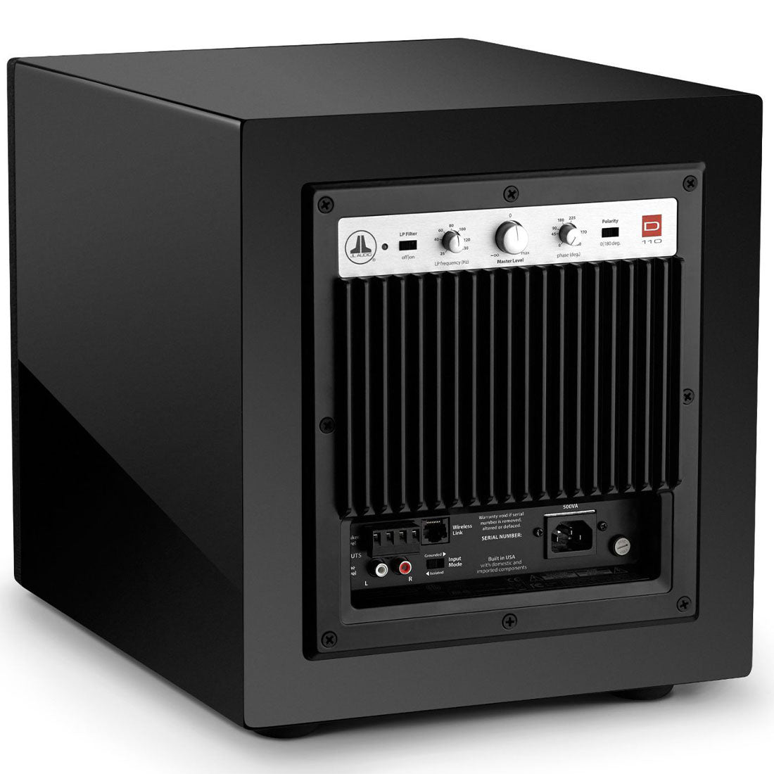 JL Home Audio D110-GLOSS Angled Rear