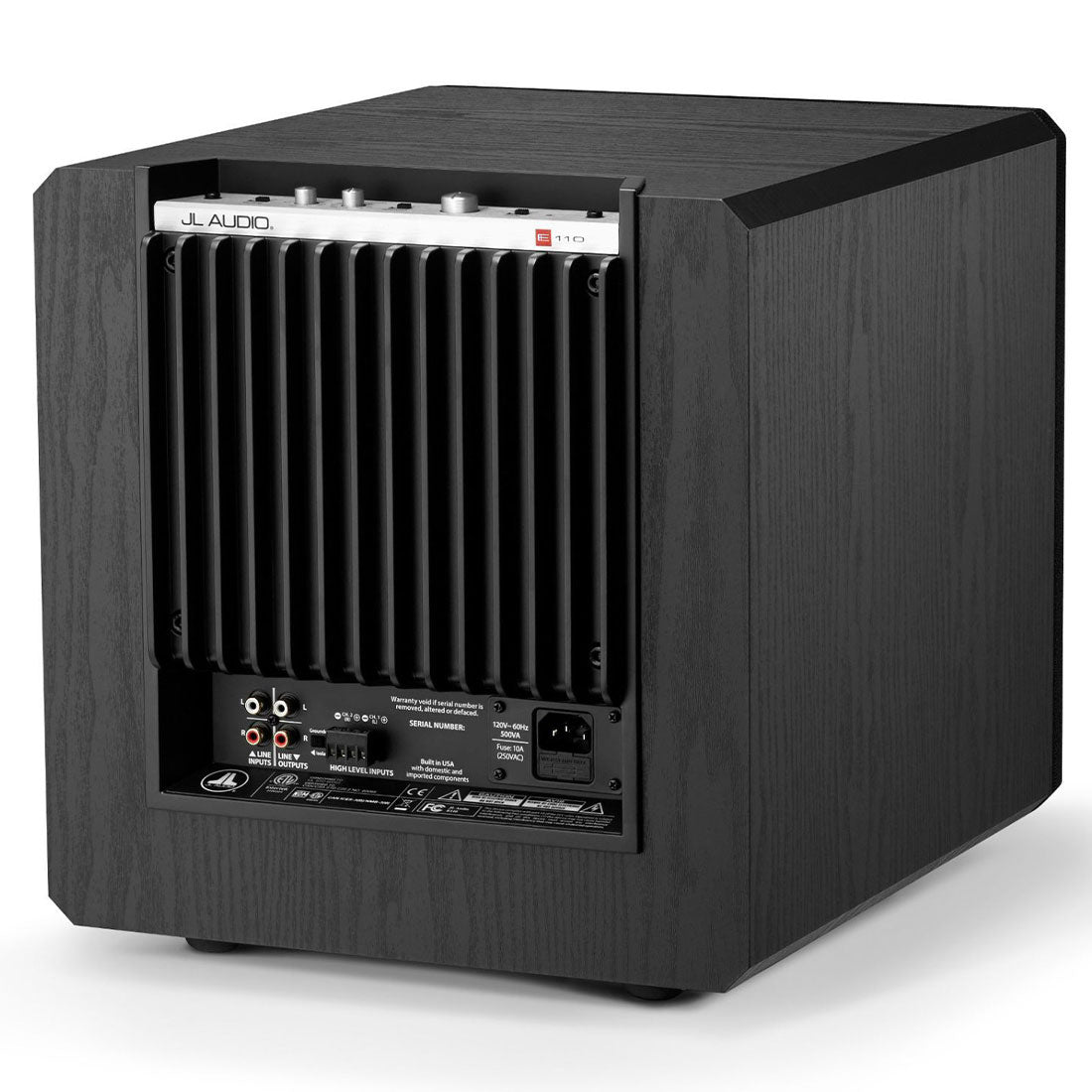 JL Home Audio E110-ASH Angled Rear