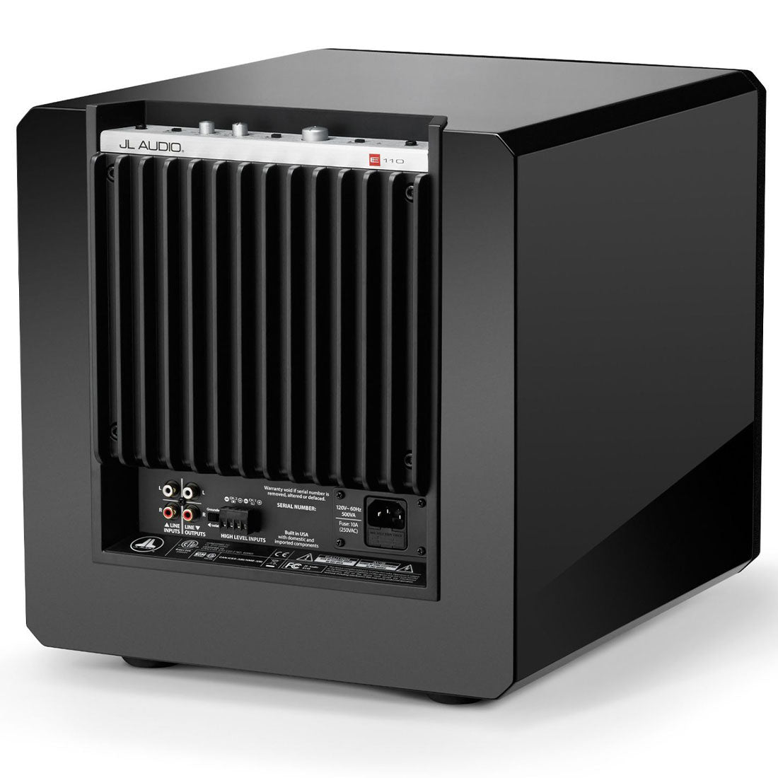 JL Home Audio E110-GLOSS Angled Rear