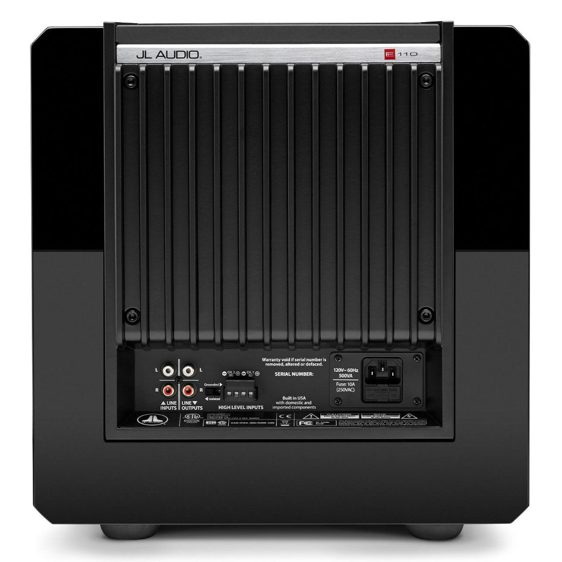 JL Home Audio E110-GLOSS Rear