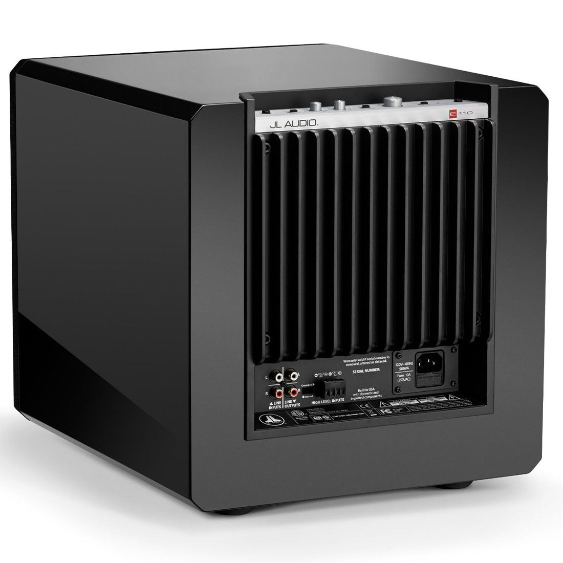 JL Home Audio E110-GLOSS Rear Angled