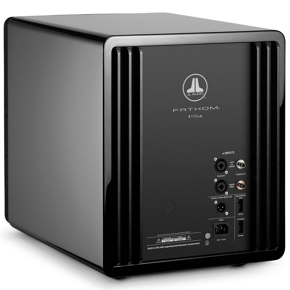 JL Home Audio F110V2-GLOSS Rear Angle