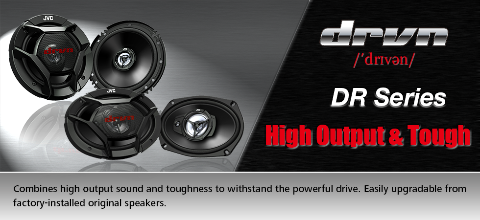 JVC CS-DR601C DRVN 6-1/2" Component Speaker System