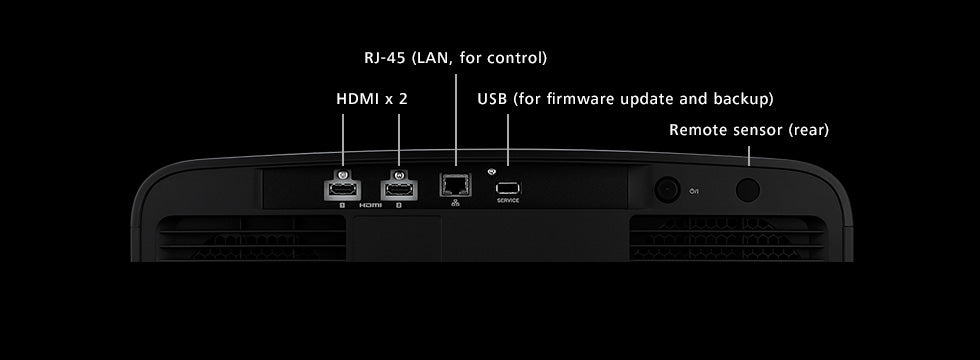 JVC DLA-NZ500 Unique Input and Output
