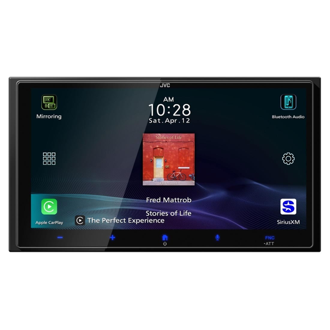 JVC KW-M795BW Double-DIN Digital Multimedia Receiver (does not play discs)