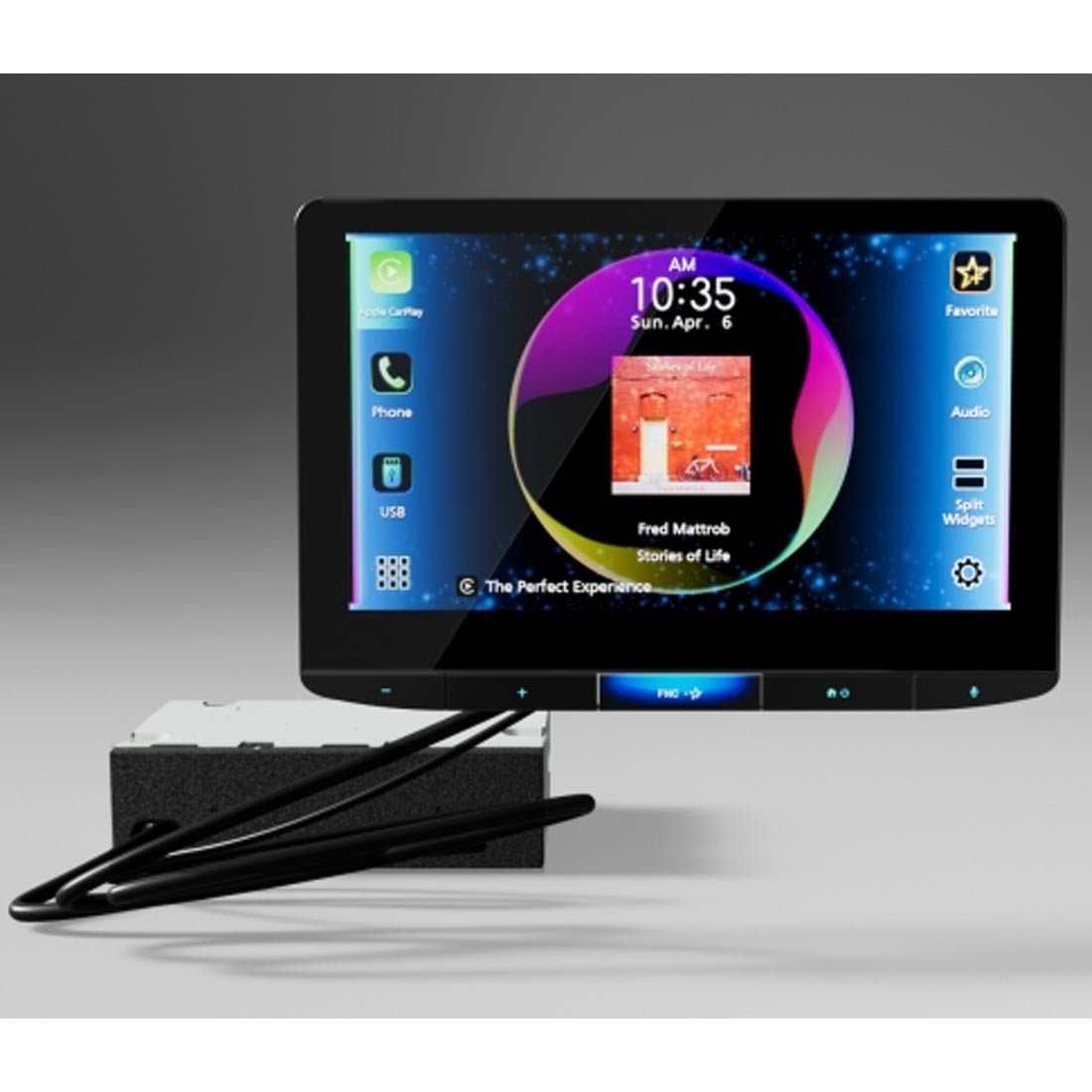JVC KW-Z1000AW 10.1" HD Direct Replacement Floating Digital Multimedia Receiver - 2025