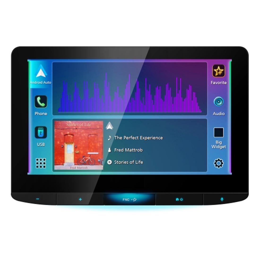 JVC KW-Z1000AW 10.1" HD Direct Replacement Floating Digital Multimedia Receiver