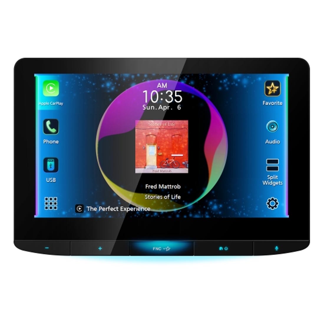 JVC KW-Z1000AW 10.1" HD Direct Replacement Floating Digital Multimedia Receiver