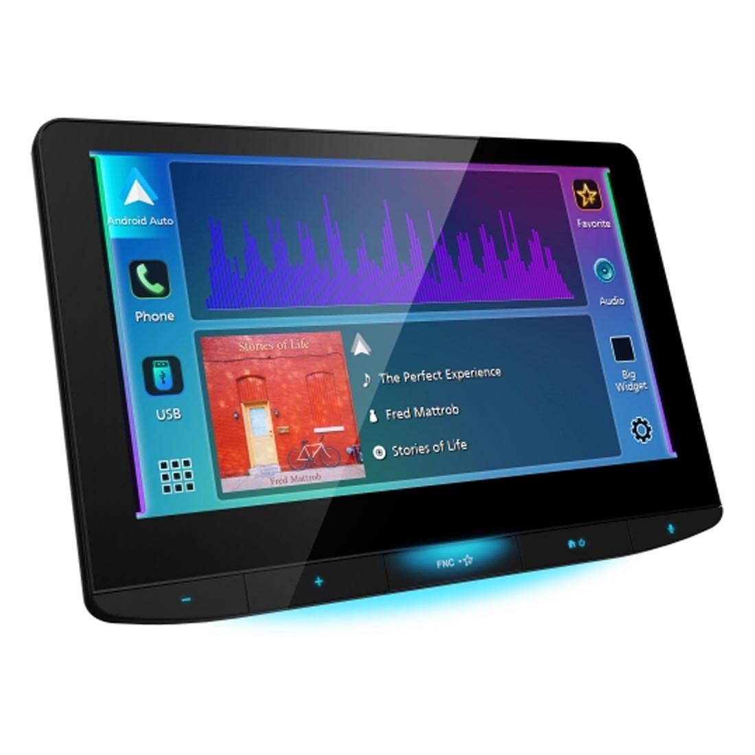 JVC KW-Z1000AW 10.1" HD Direct Replacement Floating Digital Multimedia Receiver