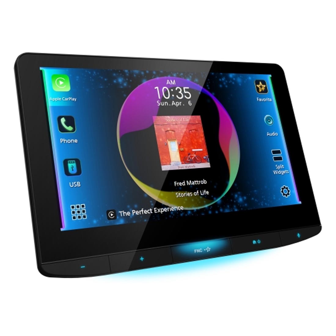 JVC KW-Z1000AW 10.1" HD Direct Replacement Floating Digital Multimedia Receiver