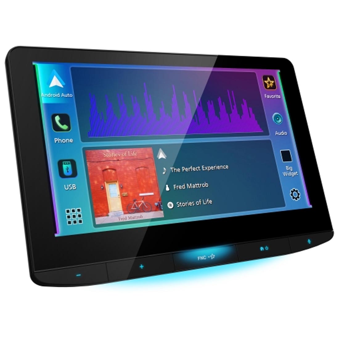 JVC KW-Z1001W 10.1" HD Floating Digital Media Receiver (does not play discs)