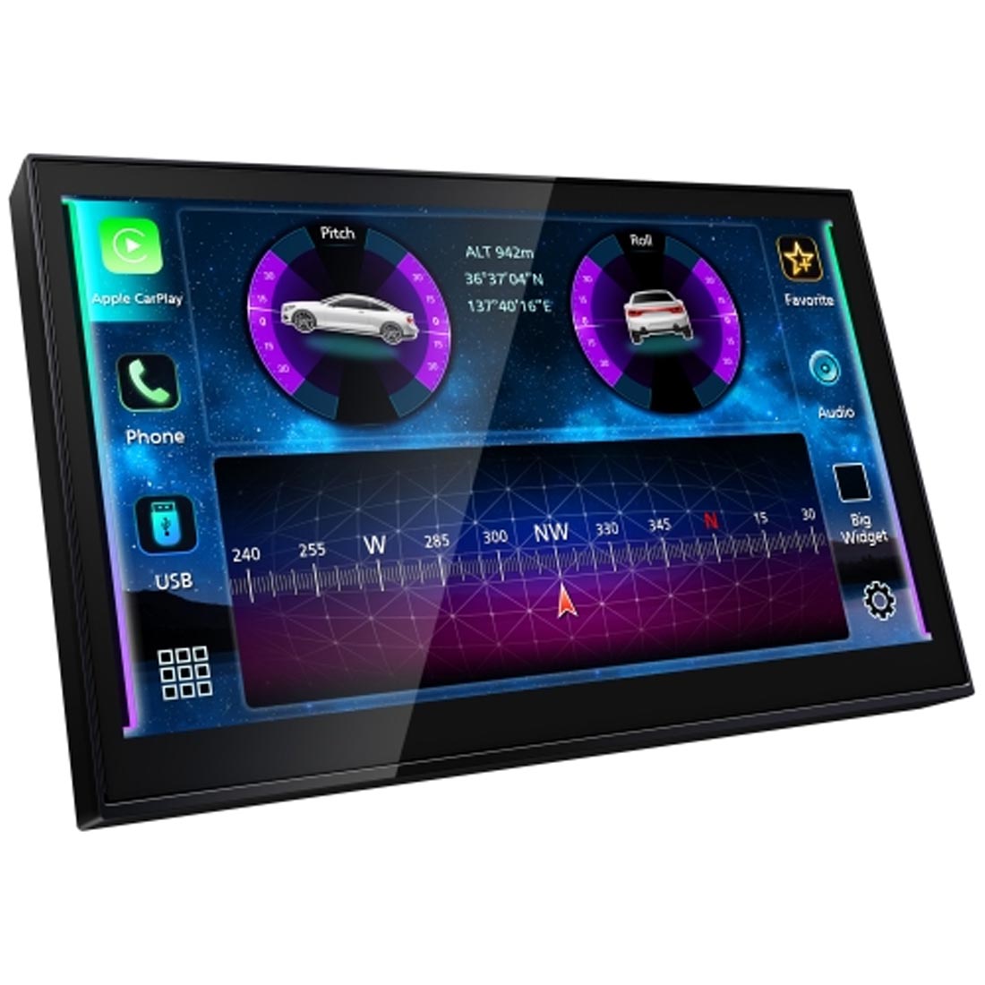 JVC KW-Z800AW 8" HD Direct Replacement Digital Multimedia Receiver