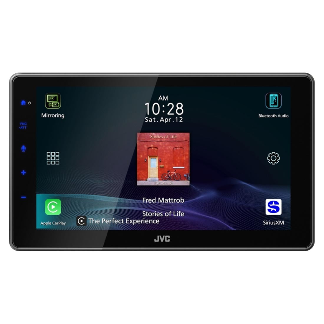 JVC KW-Z900W Single-DIN Floating Digital Multimedia Receiver (does not play discs)