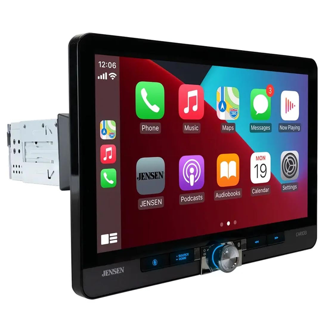 Jensen CAR1013-R 10.1" Floating Touchscreen Digital Multimedia Receiver