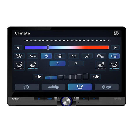 Jensen CAR1215 11.6" Floating Digital Mechless Multimedia Receiver with Apple CarPlay and Android Auto