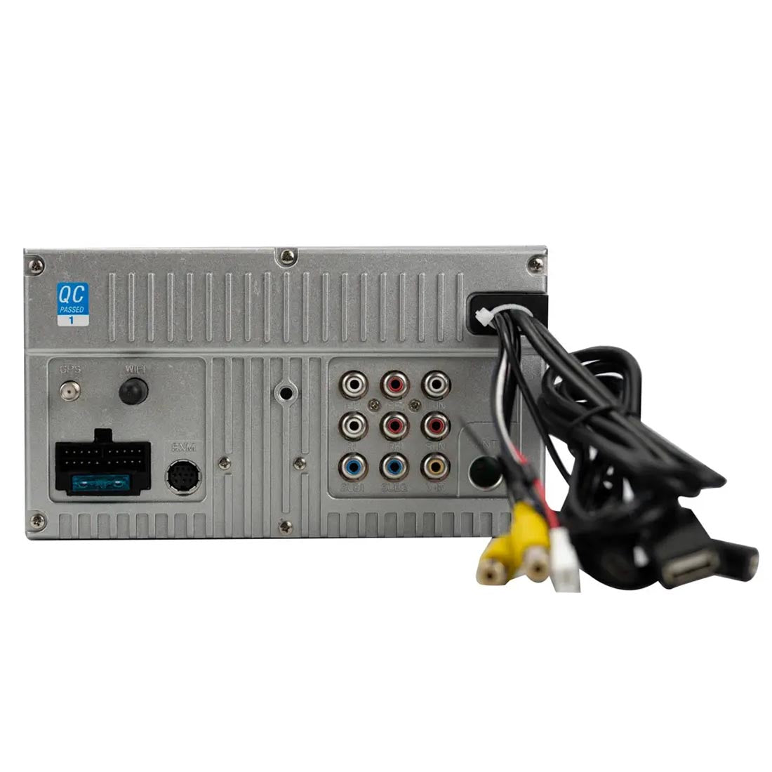 Jensen CAR714MW 7" Double DIN Digital Mechless Multimedia Receiver with Apple CarPlay and Android Auto