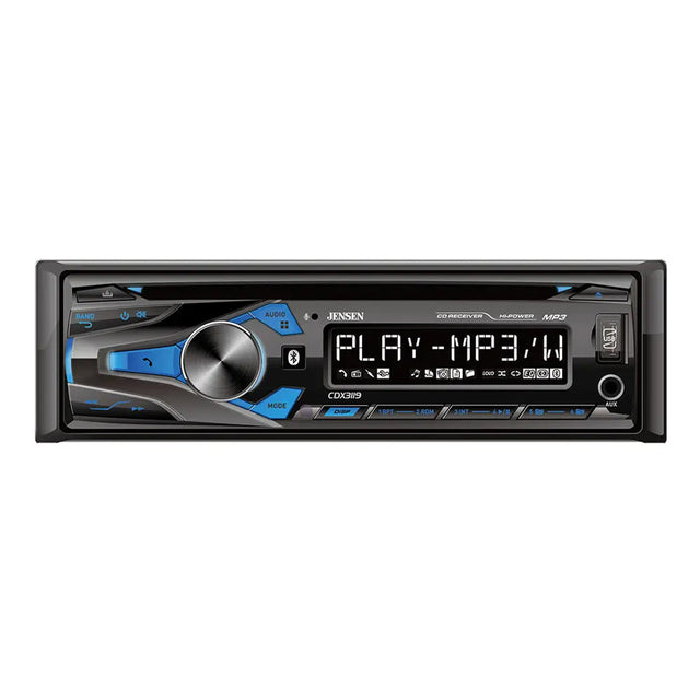 Jensen CDX3119 Single DIN CD Receiver with Built-In Bluetooth
