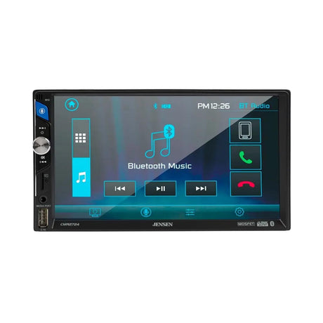 Jensen CMR2724 7" Double DIN Digital Mechless Multimedia Receiver with Bluetooth