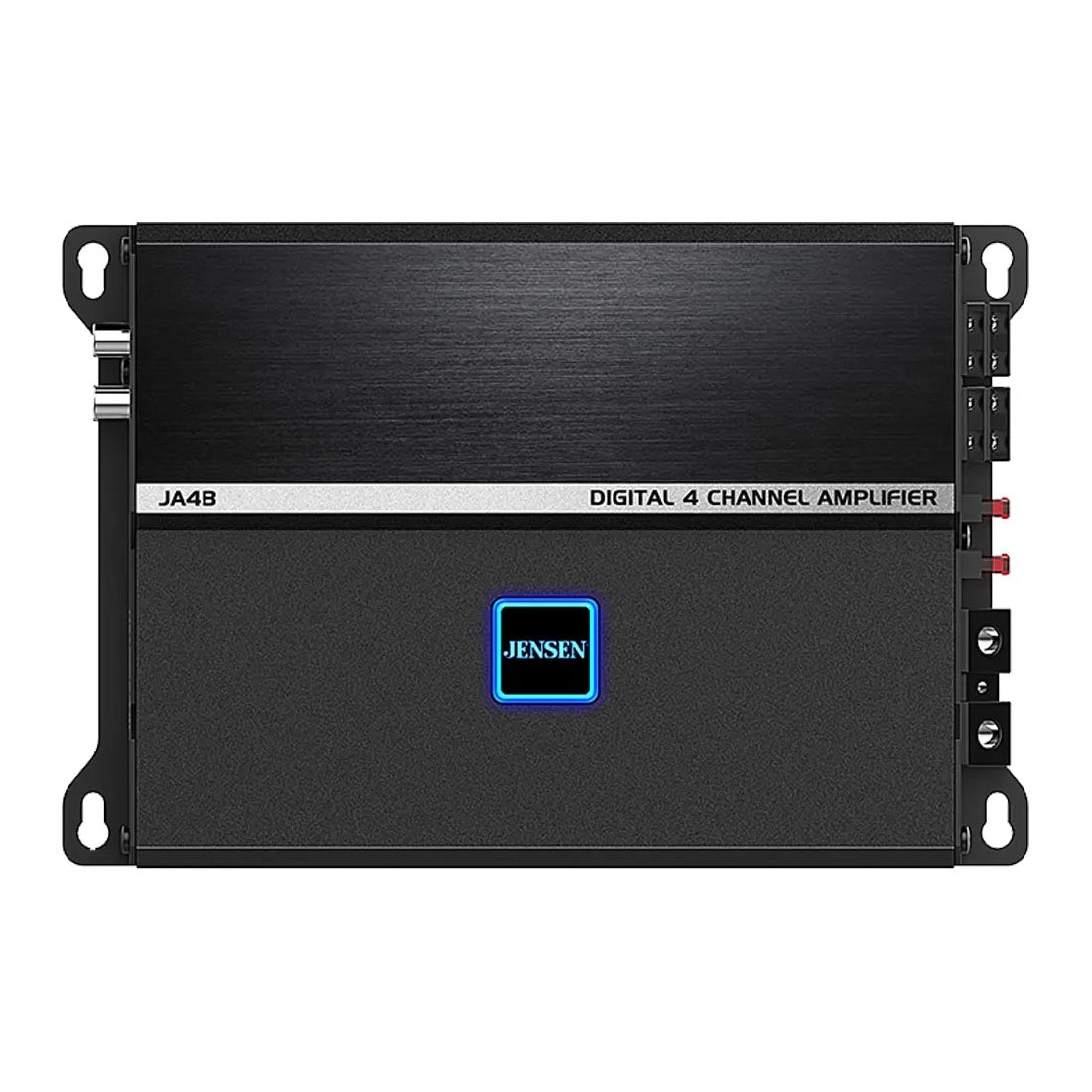Jensen JA4B 230W Compact 4-Channel Class D Car Amplifier with Bluetooth App Control