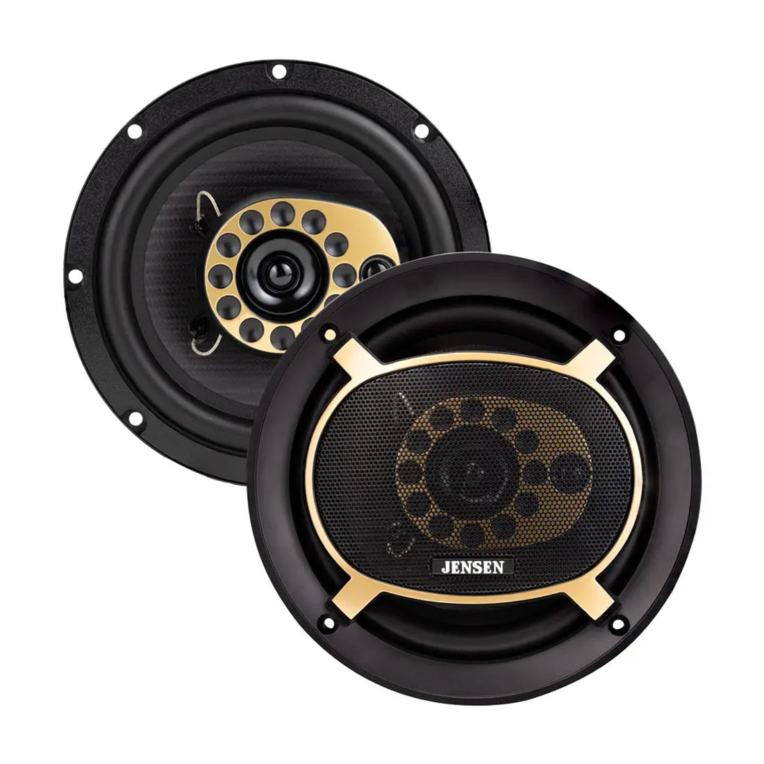 Jensen JS65T TRIAX Series 6.5" Full-Range 3-Way Car Speakers