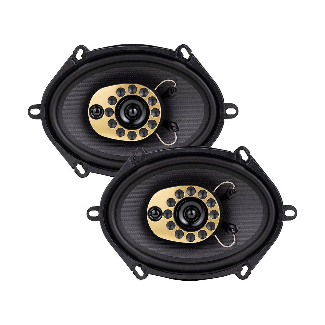 Jensen JS68T TRIAX Series 5"x7"/6"x8" Full-Range 3-Way Car Speakers