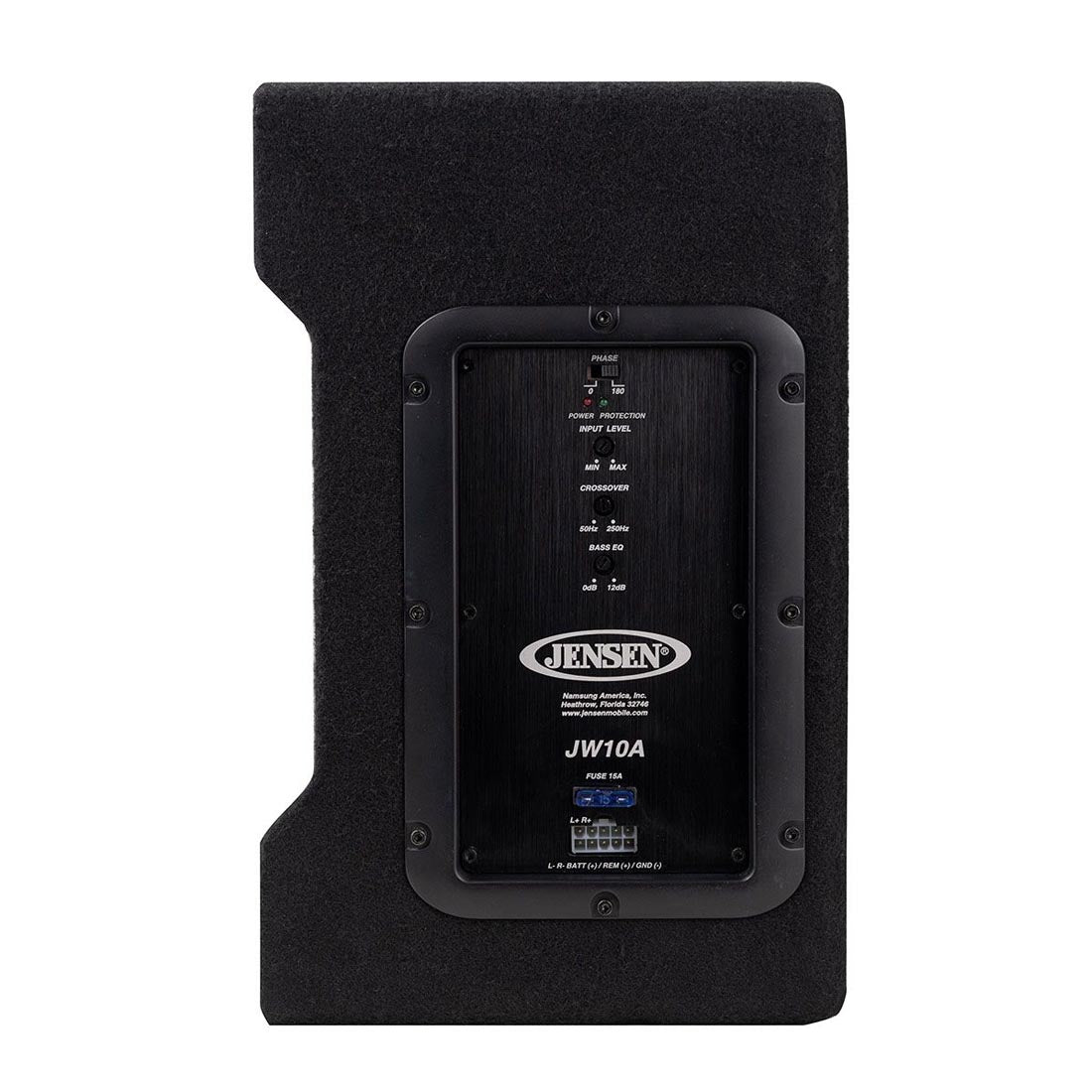 Jensen JW10A 10" Powered Subwoofer with Vented Enclosure