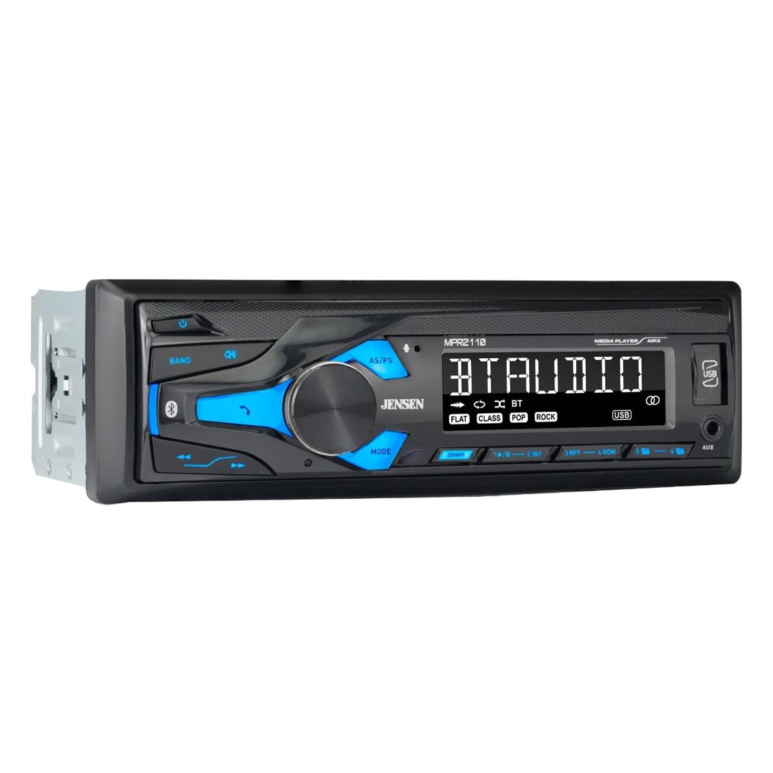 Jensen MPR2110 Single DIN Mechless Receiver with Bluetooth