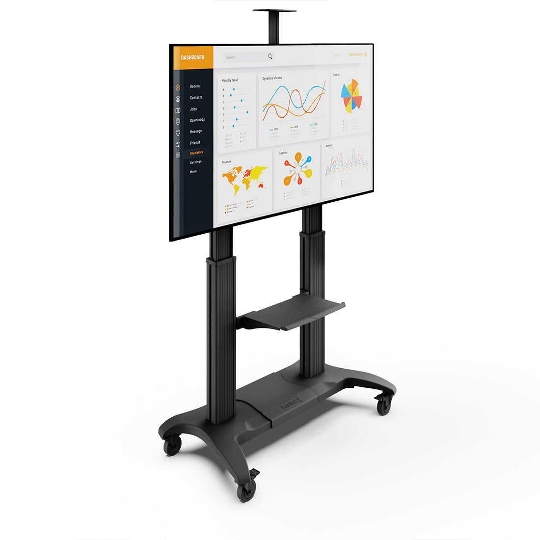 Kanto MTMA100PL Rolling TV Cart