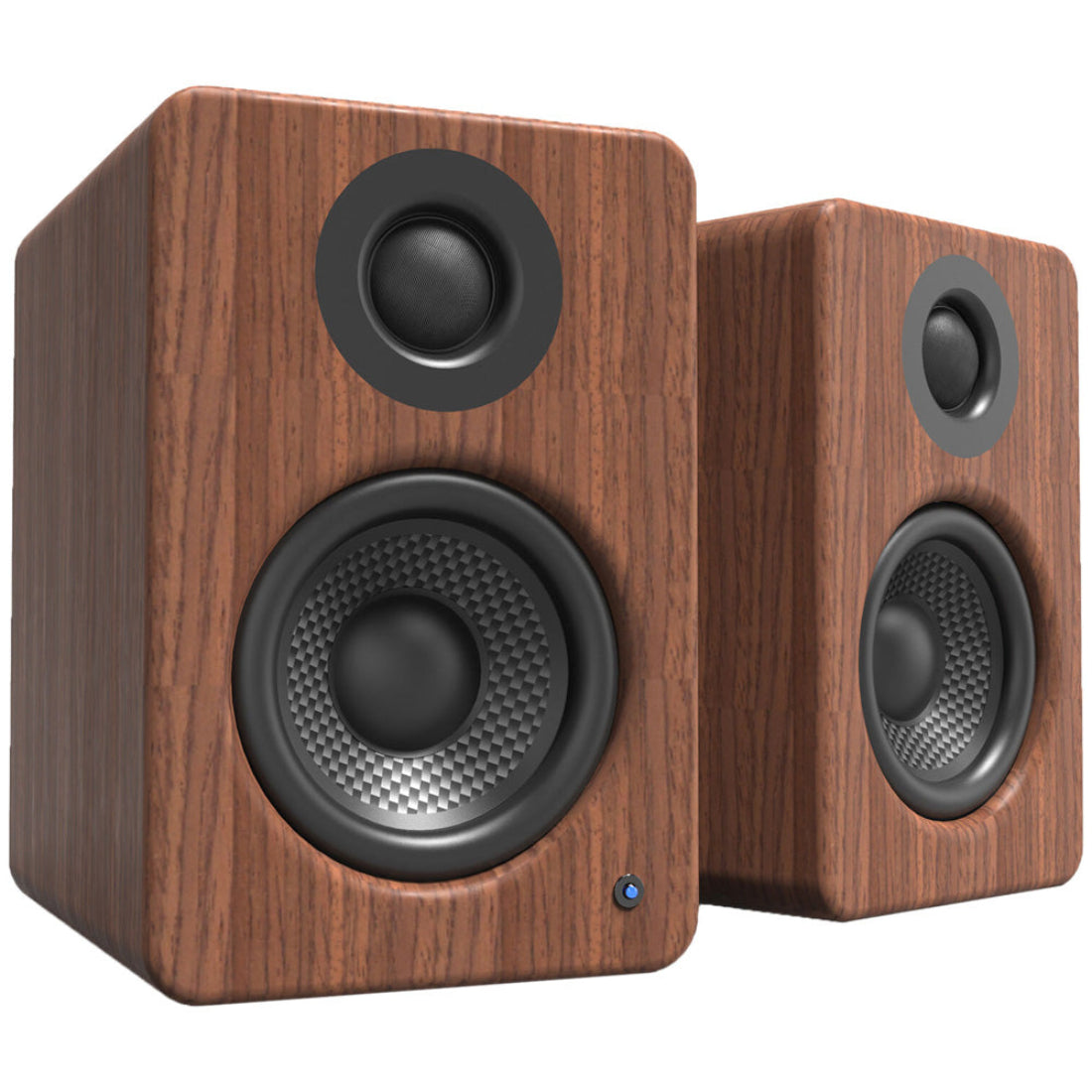 Kanto YU2WALNUT YU2 Powered Desktop Speakers - Pair - Walnut