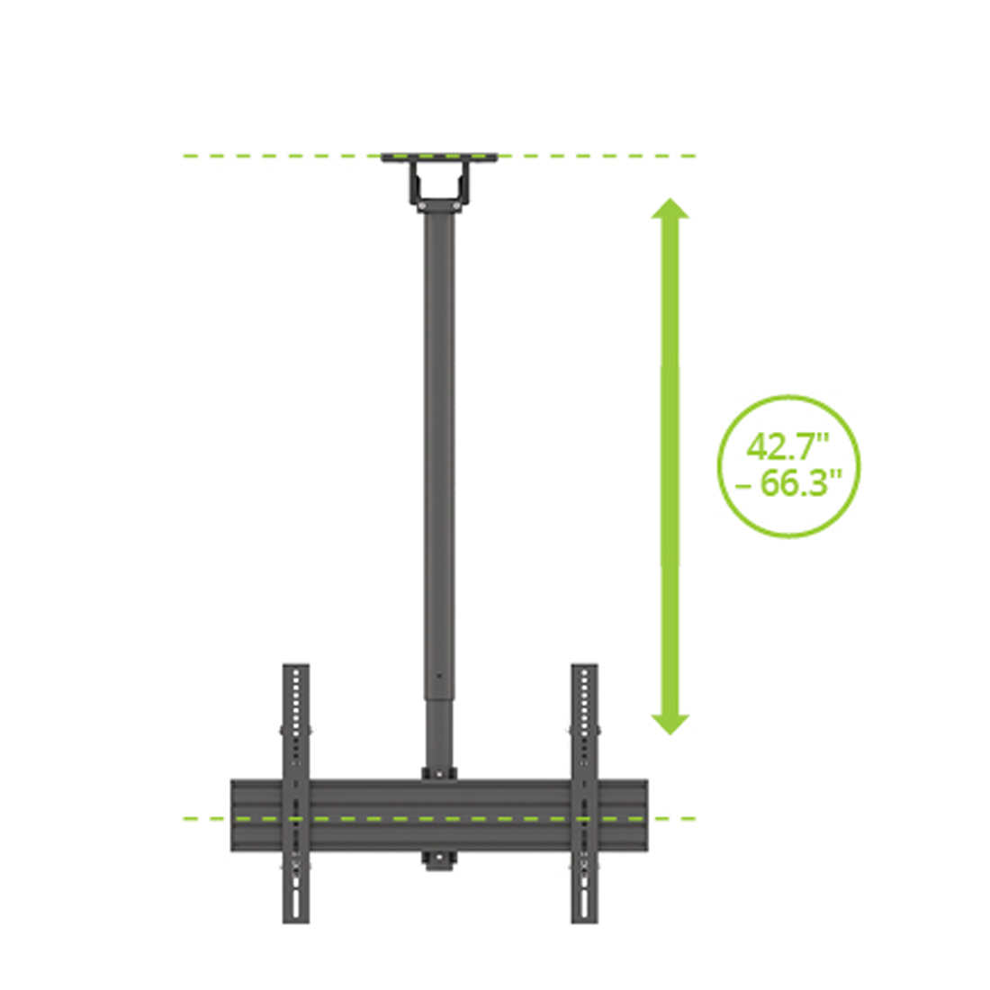 Kanto CM600SG Outdoor Ceiling TV Mount for 37–70" TVs