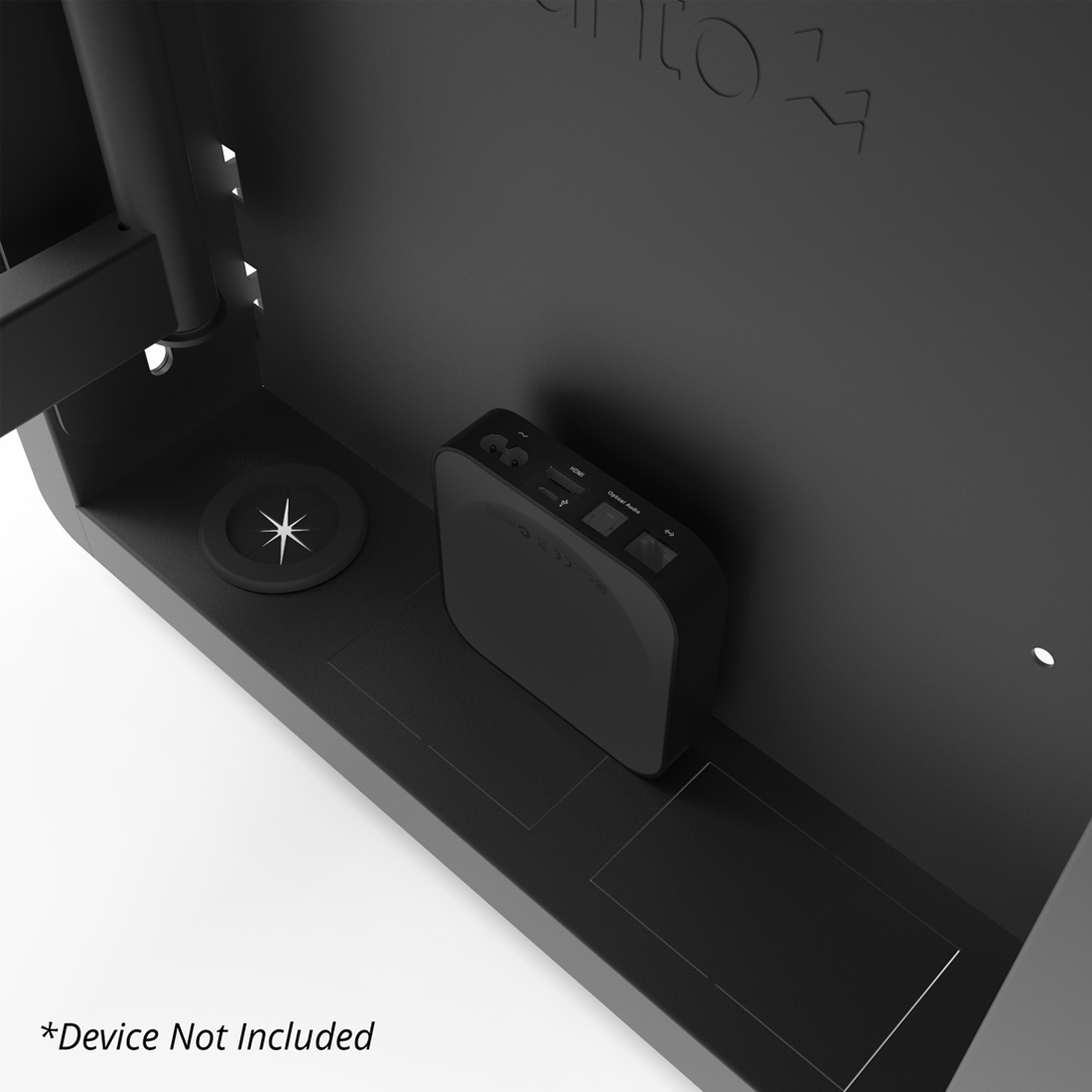Kanto R400 Recessed In-Wall Full Motion TV Mount for 35–65 Inch TVs