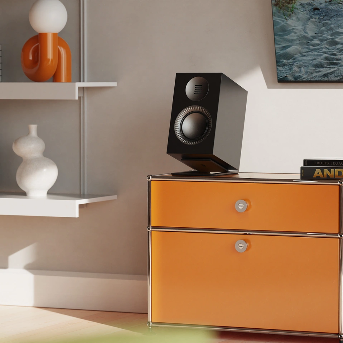Kanto TUK Passive(2nd Gen) Bookshelf Speakers with AMT Tweeters - Pair