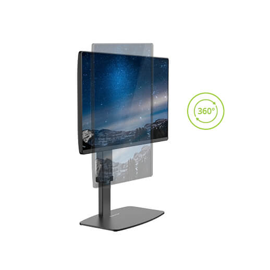 Kanto DTS1000 Universal Desktop Monitor Stand with Height Adjustment
