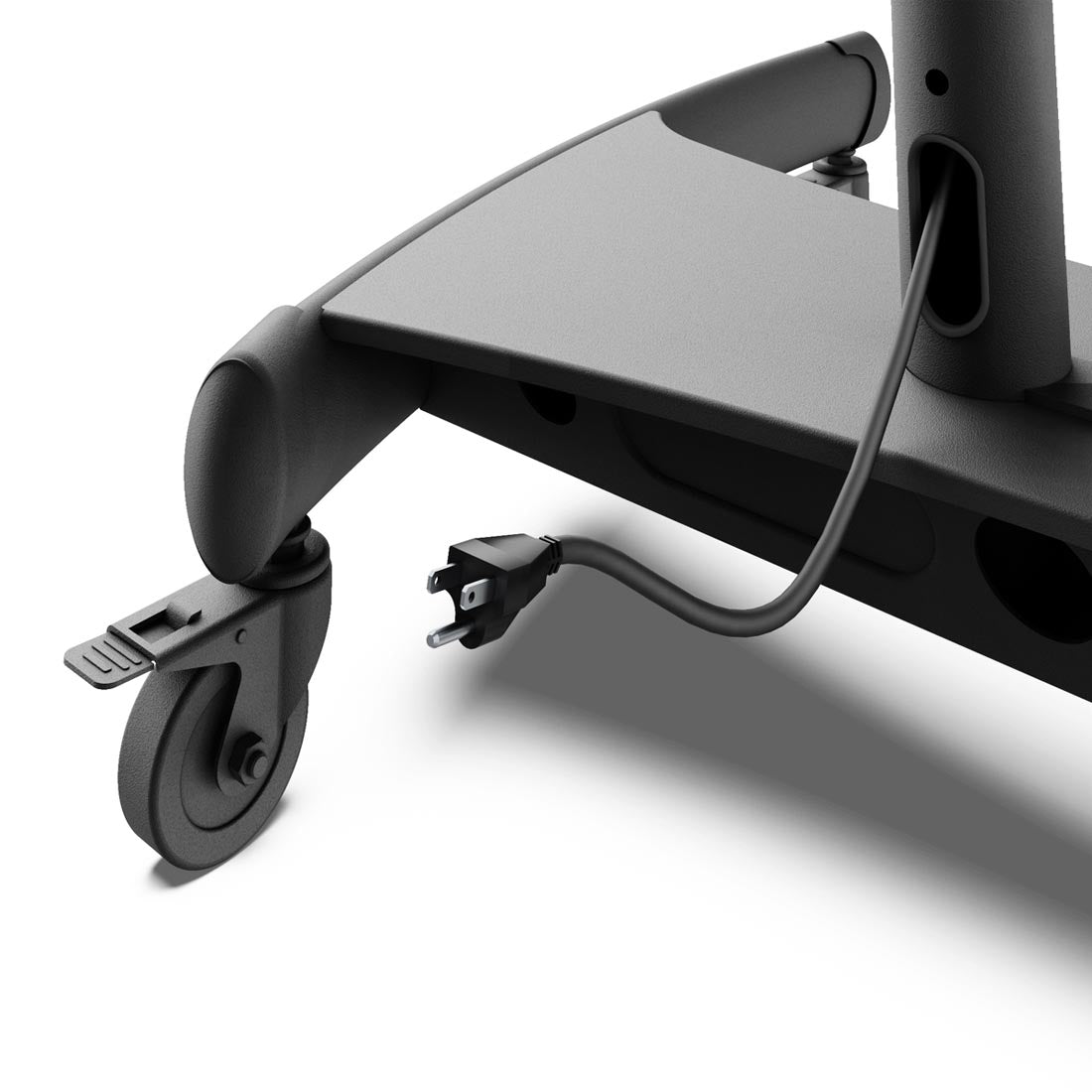 Kanto MTM86PL Rolling TV Cart with Height Adjustment for 55" - 86" TVs