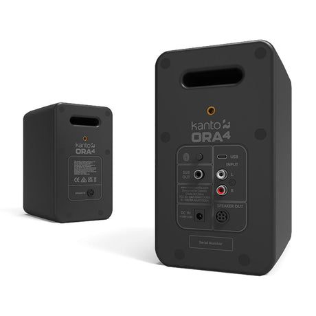 Kanto ORA4 Desktop Speakers with USB-C and Bluetooth - Pair