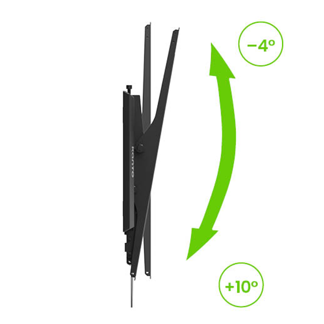 Kanto T300P Portrait Tilting TV Wall Mount with 150 lb Capacity