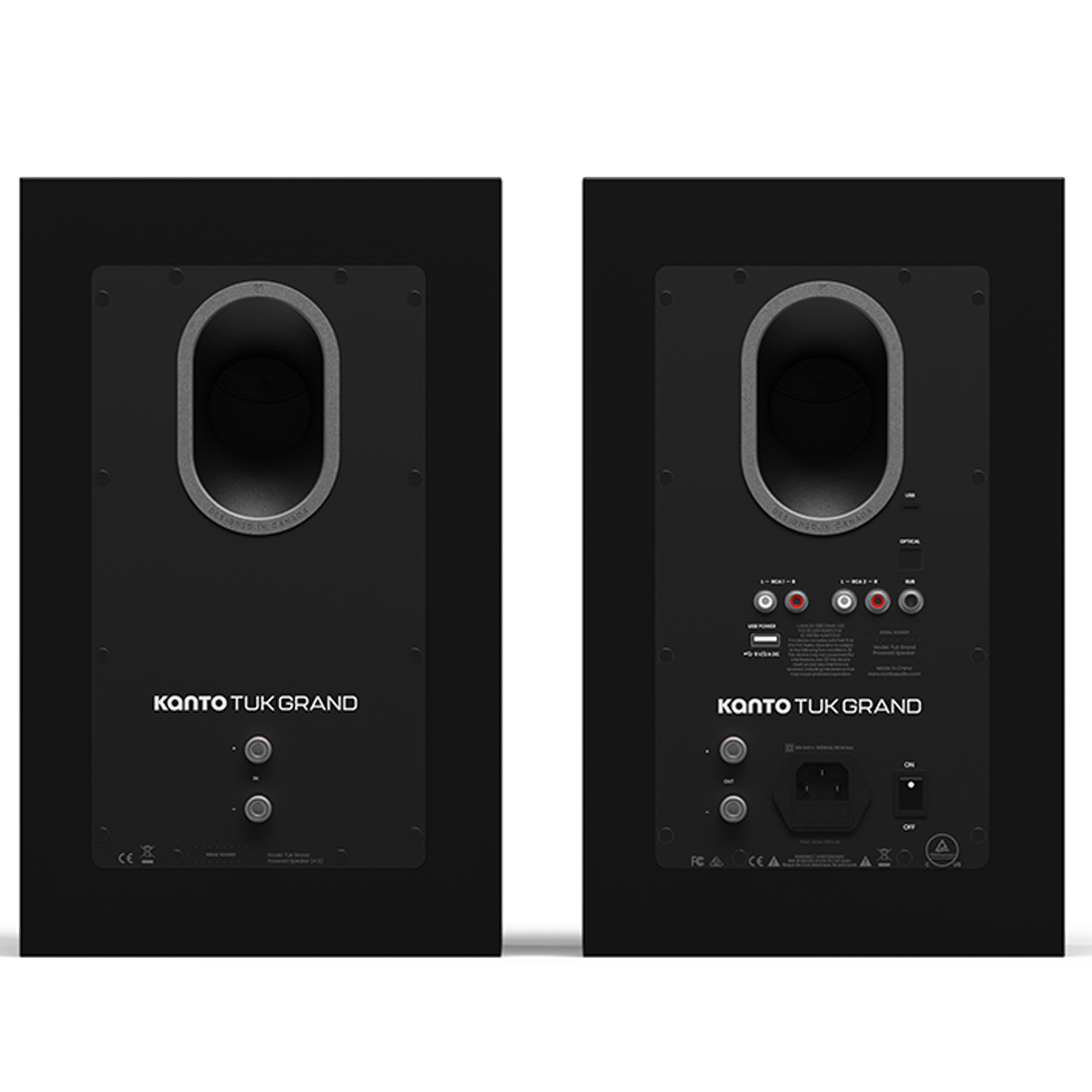 Kanto TUK Grand Powered Speakers With AMT Tweeters - Pair