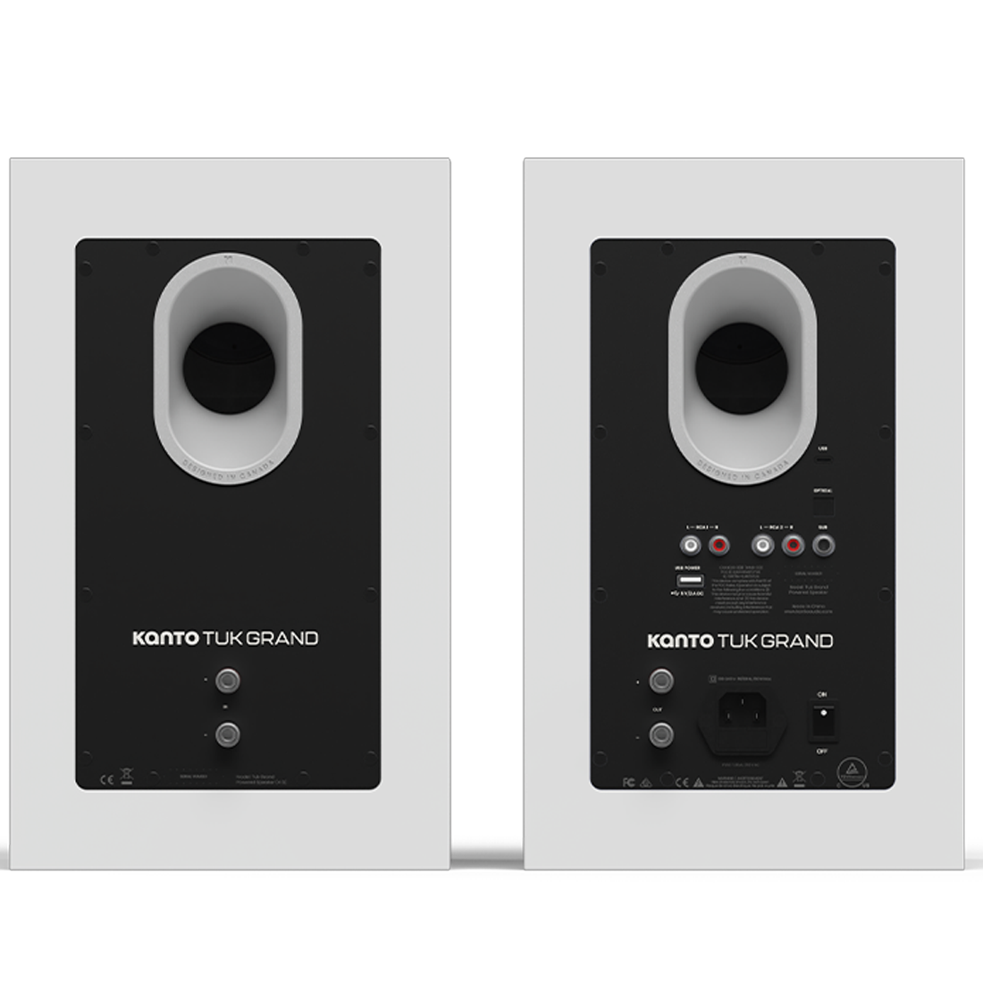 Kanto TUK Grand Powered Speakers With AMT Tweeters - Pair