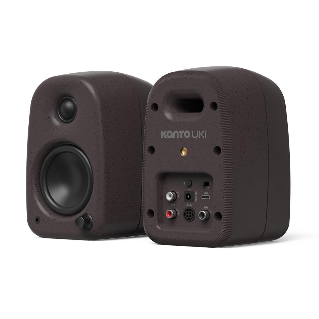 Kanto UKI Compact Desktop Speakers with USB-C and Bluetooth - Pair