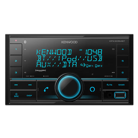 Kenwood DPX305MBT Dual Din Digital Media Receiver with Bluetooth