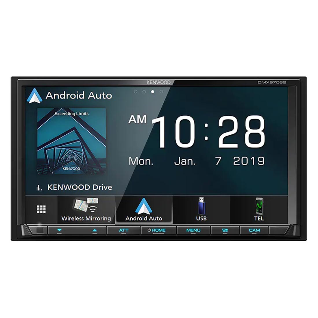 Kenwood DMX9708S Digital Multimedia Receiver with Bluetooth