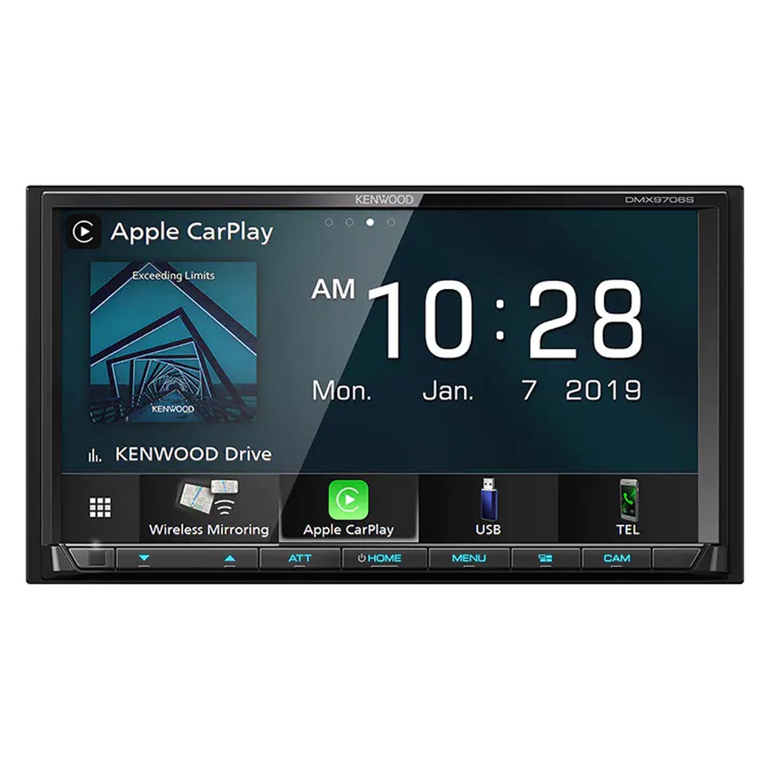 Kenwood DMX9708S Digital Multimedia Receiver with Bluetooth